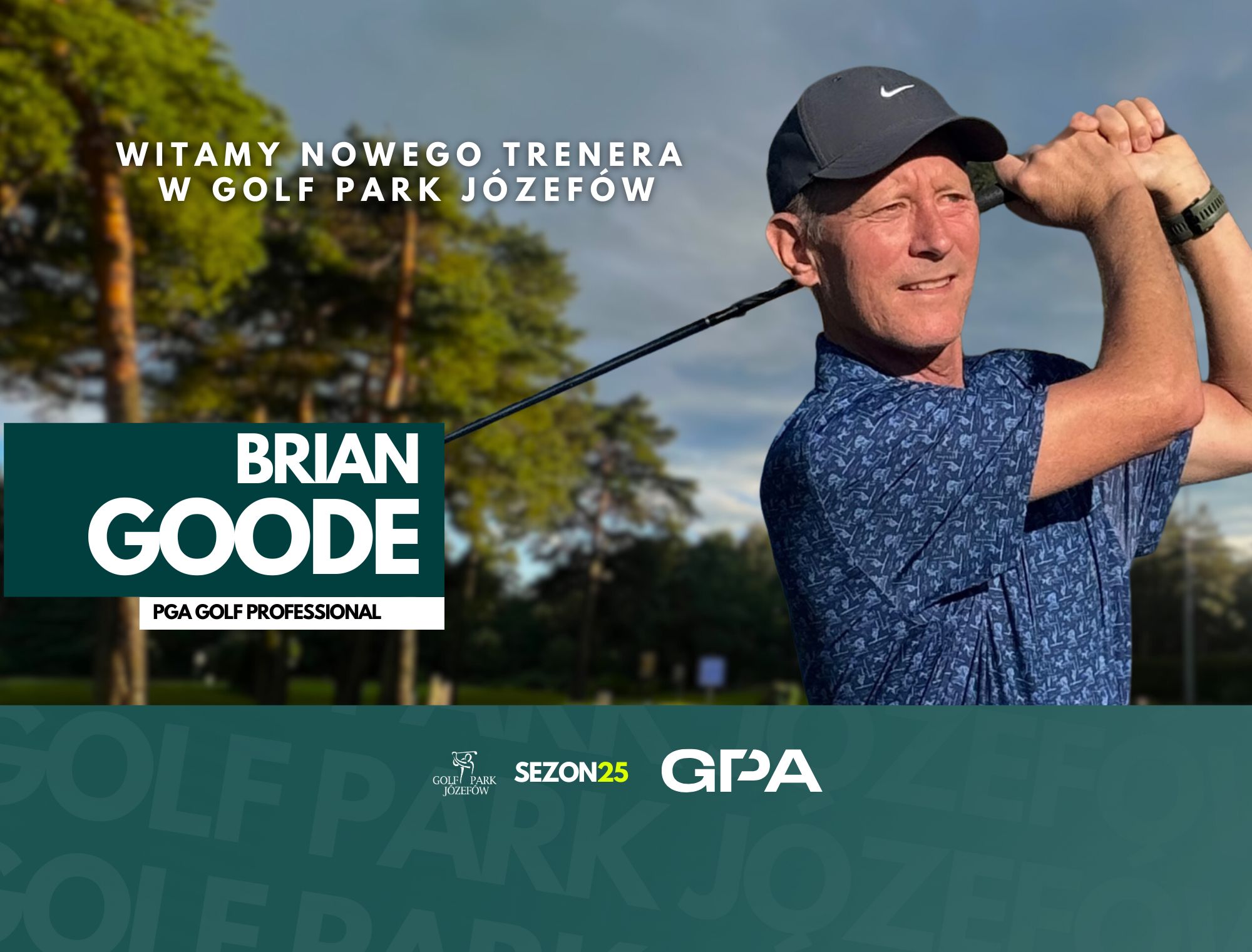 Nowy trener w Golf Park Academy