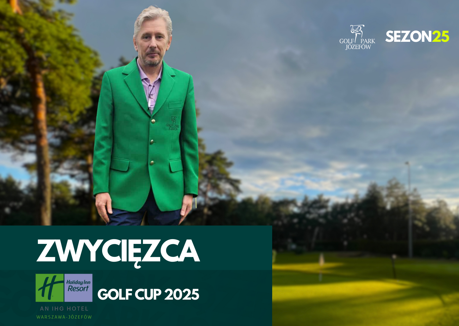 Jarosław Wiejak wygrywa rywalizację o Zieloną Marynarkę!