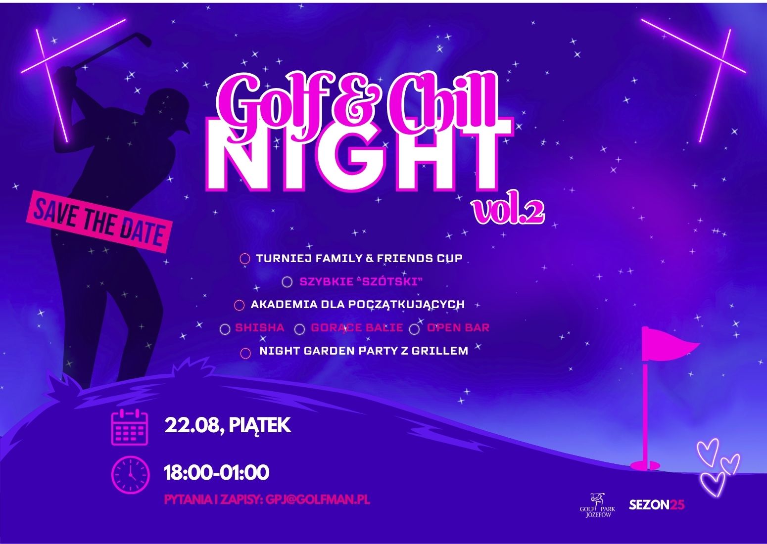 Golf&Chill Night - Druga Edycja! Już 22 sierpnia